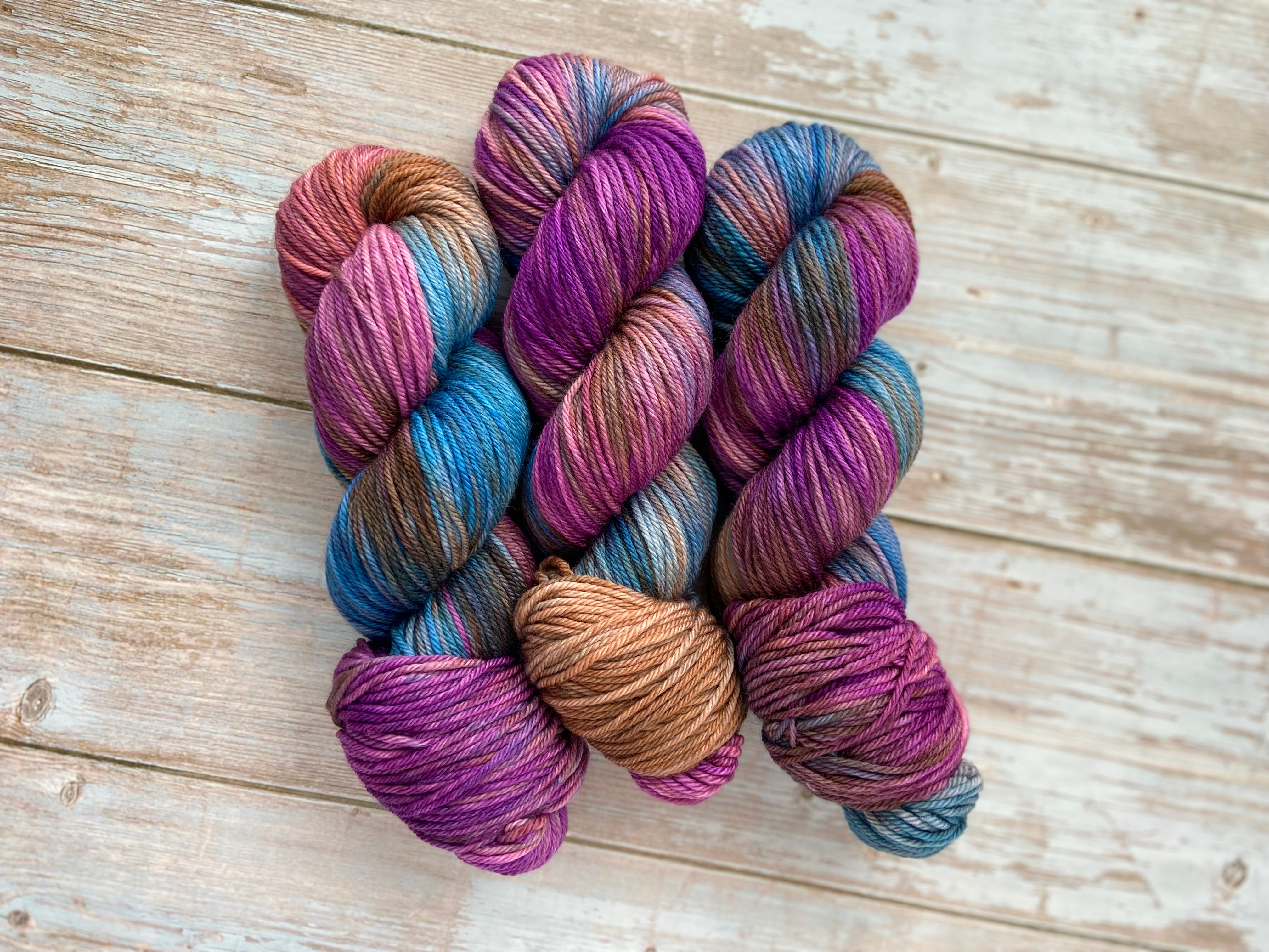 Indie dyed SW Merino Nylon Yarn 400 yd. Sock Yarn